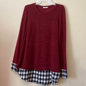 Layered Looking Thin Sweater